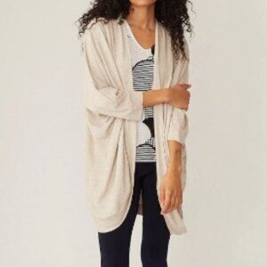New Marallis Beige Cocoon Relaxed Fit Cardigan Size XL bin 4J